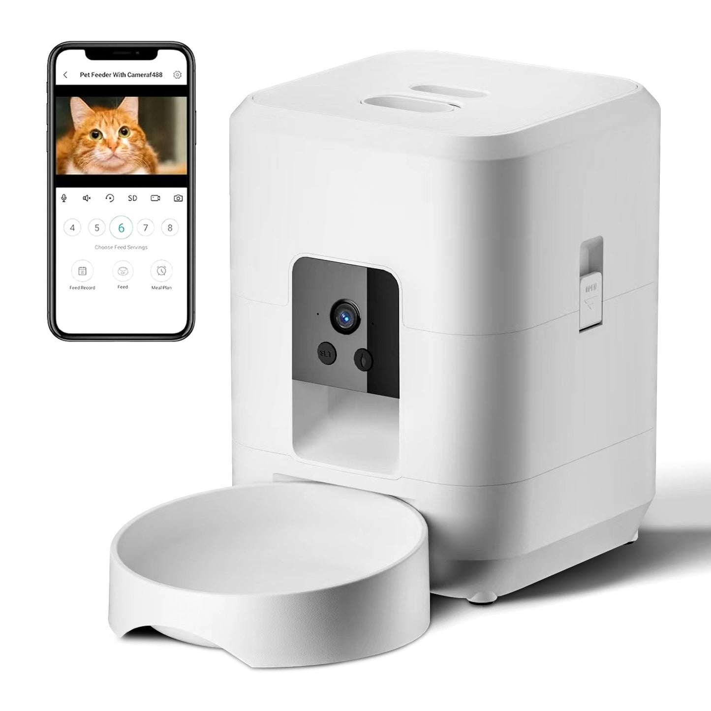 Smart Pet Feeder with WIFI Timing