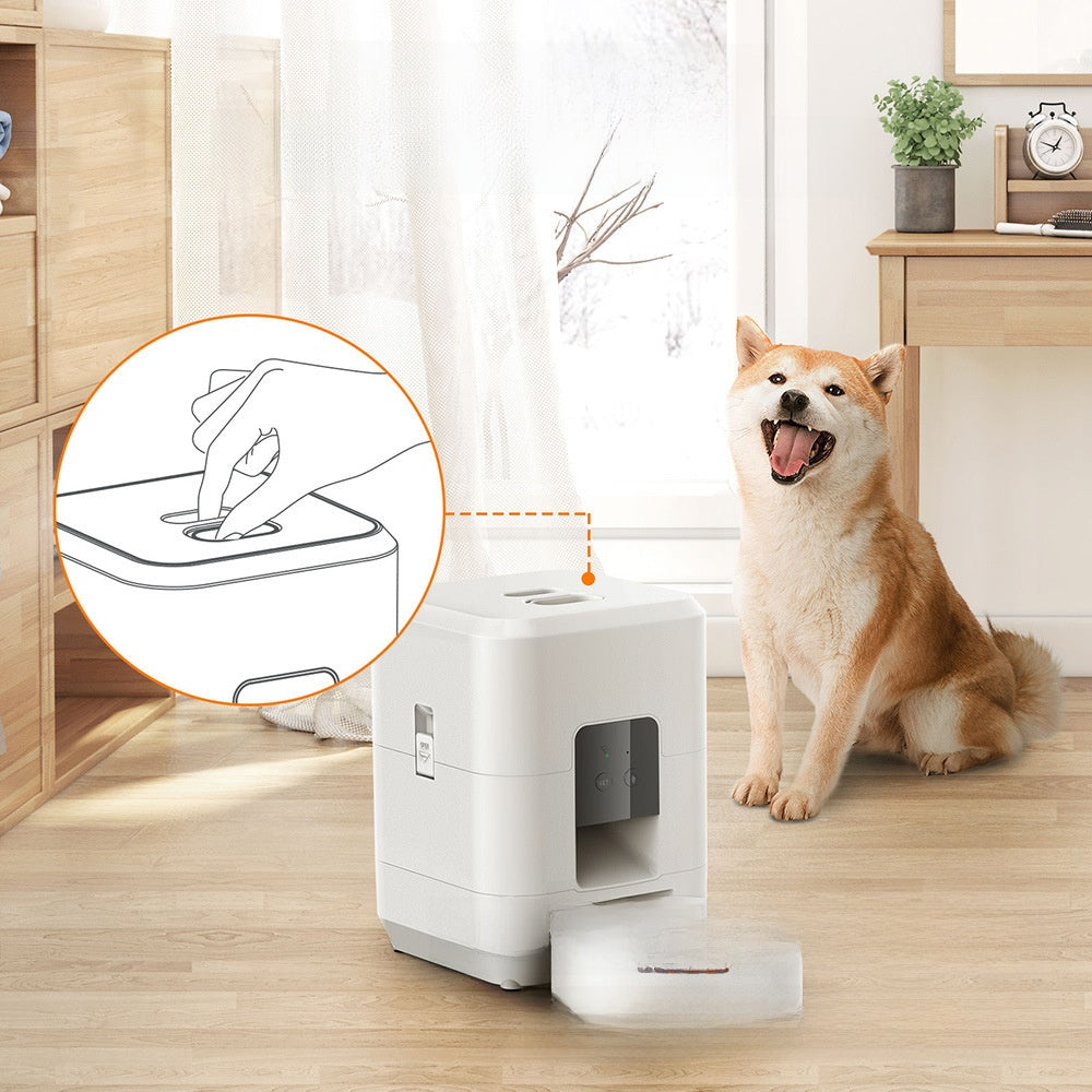 Smart Pet Feeder with WIFI Timing