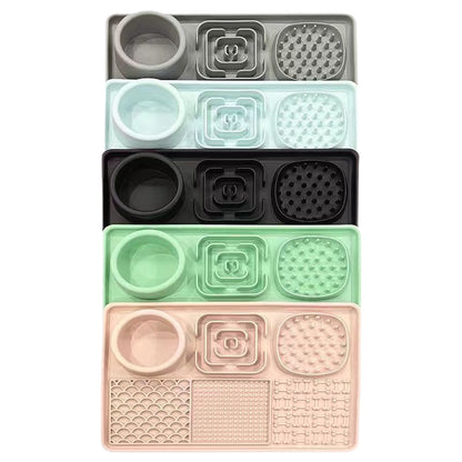 Silicone Pet Slow Feeder Mat with Suction Cups