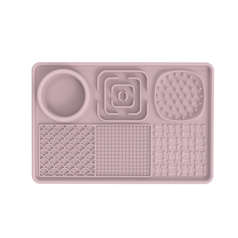 Silicone Pet Slow Feeder Mat with Suction Cups