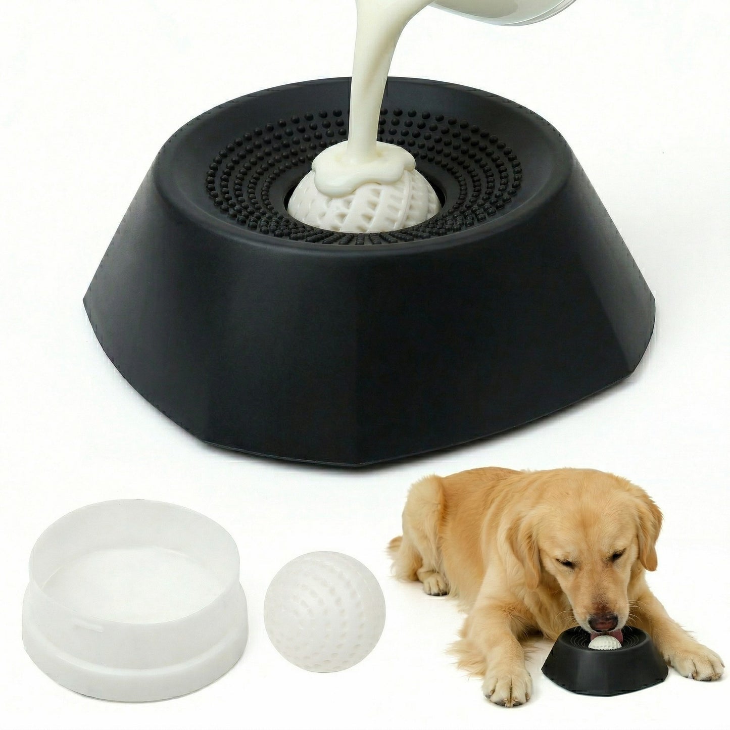 Interactive Pet Slow Feeder Bowl