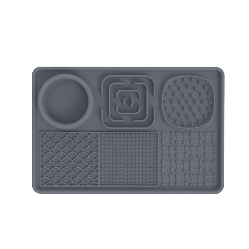 Silicone Pet Slow Feeder Mat with Suction Cups